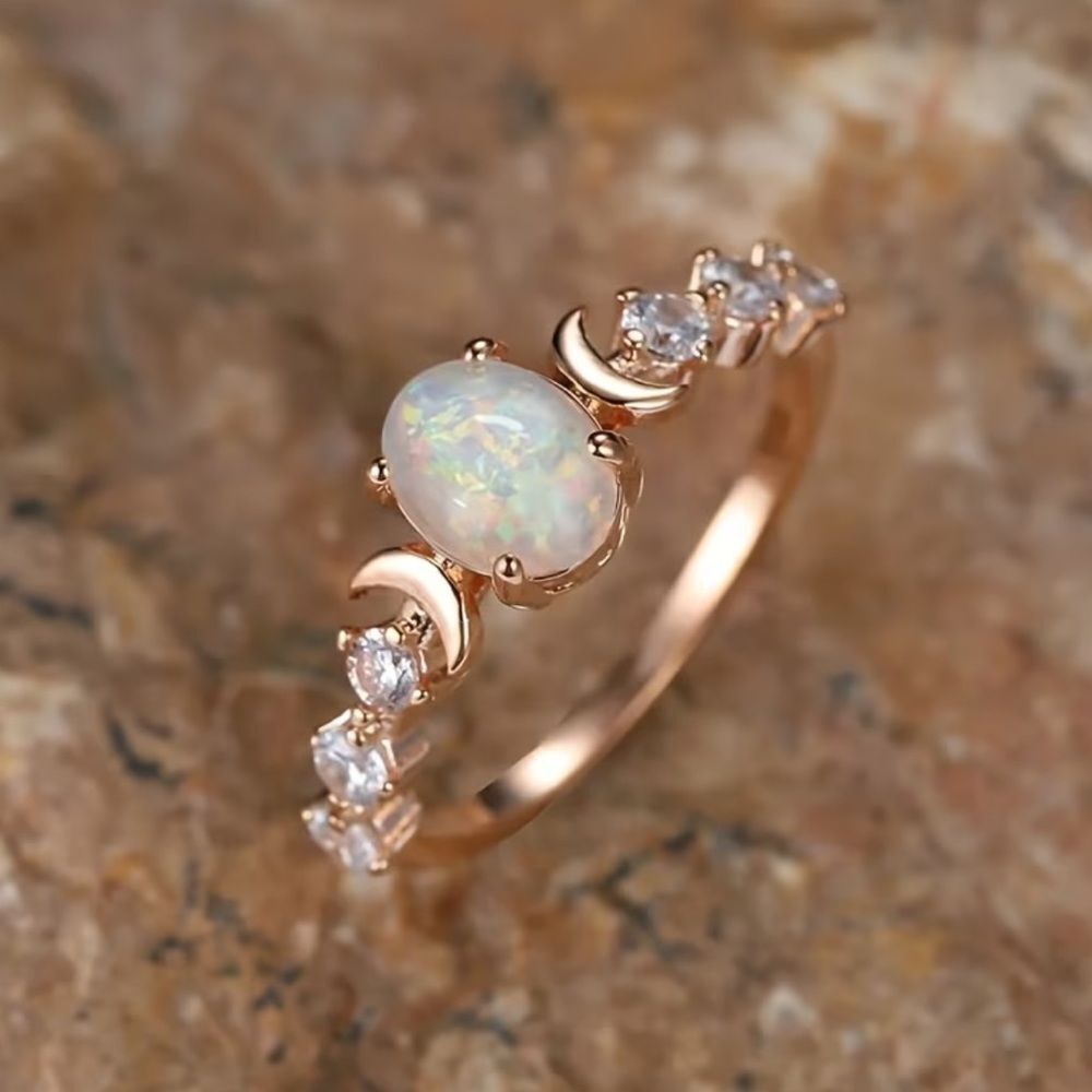 Boho Opal Ring #2356